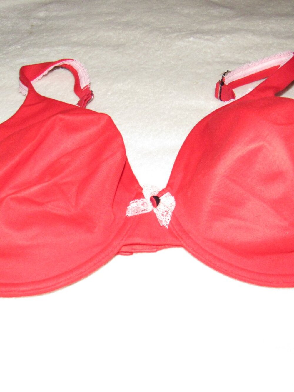 Victoria's Secret Red Unlined Perfect Coverage Bra Size 40D NWT